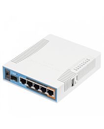 Router MikroTik Gigabit HAP AC Dual-Band, 720MHz CPU, 128MB RAM, 5xGigaLAN, 1xSFP, 1xPoE Out
