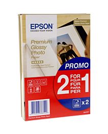 Premium Glossy Photo Paper BOGOF 10 x 15 Epson 2 x 40 Sheets