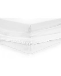 Cearceaf de pat cu elastic Heinner Home, 90x200 cm, 100% bumbac, Alb