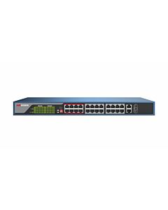 Switch Hikvision DS-3E0318P-E 24-Port Fast Ethernet PoE + 2-Port Gigabit Combo