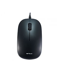 Mouse optic Serioux, Noblesse 9800M, 1000dpi, negru, USB