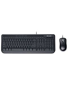 Kit Tastatura + Mouse Microsoft Wired Desktop 600, USB, Negru