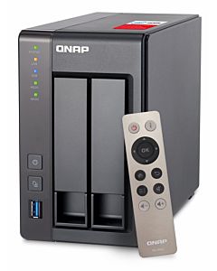 Network Attached Storage QNAP TS-251+-2G cu procesor Intel® Celeron® Quad-Core 2.00GHz, 2GB DDR3L, 2-bay