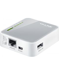 Router wireless N150 TP-Link TL-MR3020, 3G/4G, Portabil