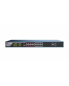 Switch Hikvision DS-3E0318P-E 16-Port Fast Ethernet PoE