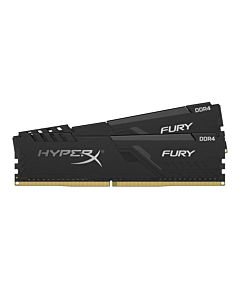 Memorie RAM Kingston, HyperX FURY Black, DIMM, DDR4, 8GB (Kit 2x4GB), 3000MHz, CL15