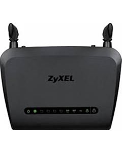 Zyxel NBG6515 wireless router Dual-band (2.4 GHz / 5 GHz) Gigabit Ethernet Black