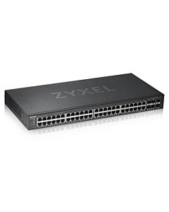 Zyxel GS1920-48v2 48-port GbE Smart Managed Switch 4x GbE combo (RJ45/SFP) ports