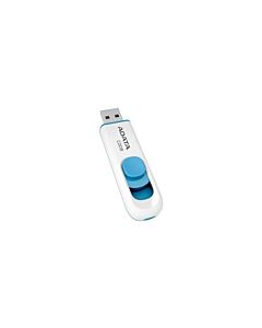 Memorie USB ADATA C008, 64GB, USB 2.0, alb/albastru