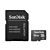 Card de memorie SanDisk MicroSDHC, 32GB + Adaptor