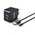 Incarcator retea Philips Ultrarapid, 2xUSB, 3.1A, Cablu Lightning inclus, Negru