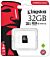 Card de memorie MicroSDXC Kingston Canvas Select 80R, 32GB, Clasa 10 UHS-I, fara adaptor SD