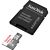 Card de memorie SanDisk Ultra MicroSDHC, 16GB, UHS-I, Class 10, 80MB/s + Adaptor