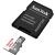 Card de memorie SanDisk Ultra microSDXC, 64GB, Clasa10, UHS-I + Adaptor SD