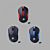 Mouse Wireless Serioux Drago 300, USB, Albastru